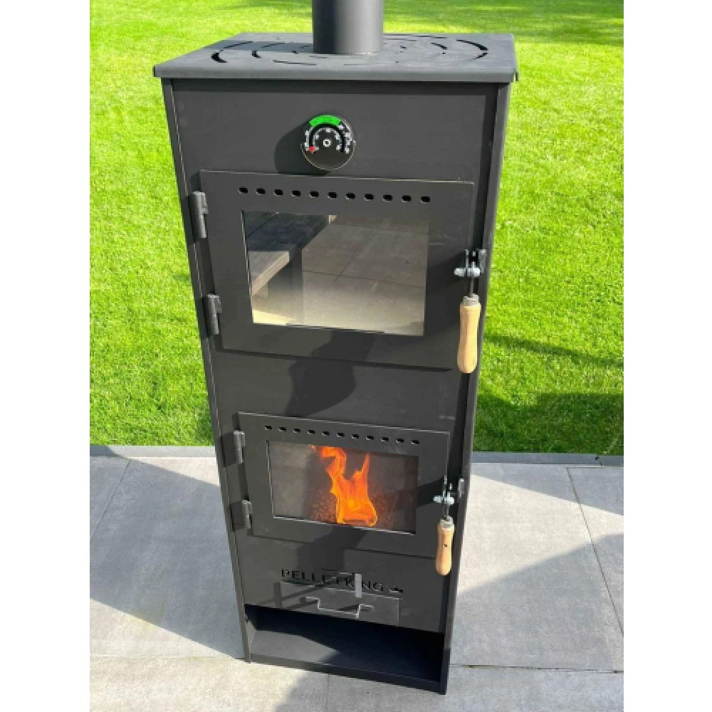 Pellet King buitenhaard (Model Large met Pizzaoven)