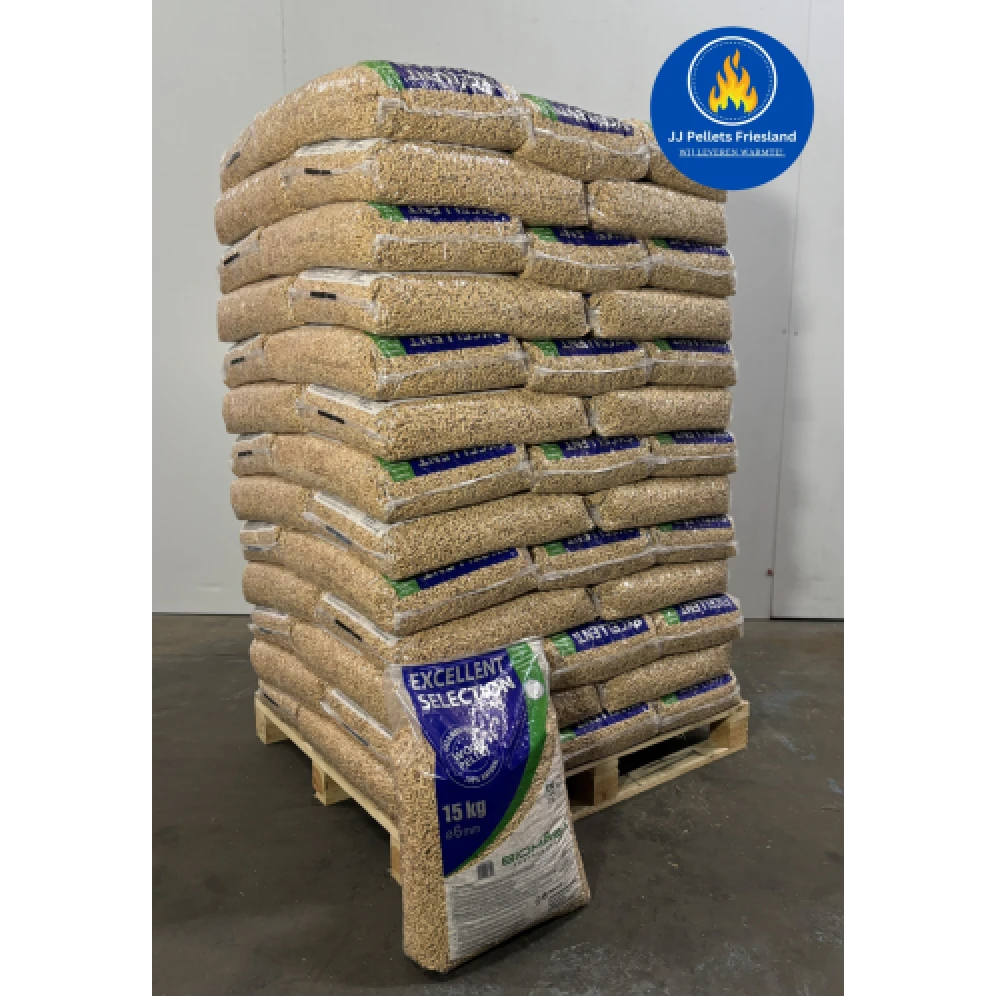 Biomasa Excellent pellets ENplusA1 100% naaldhout