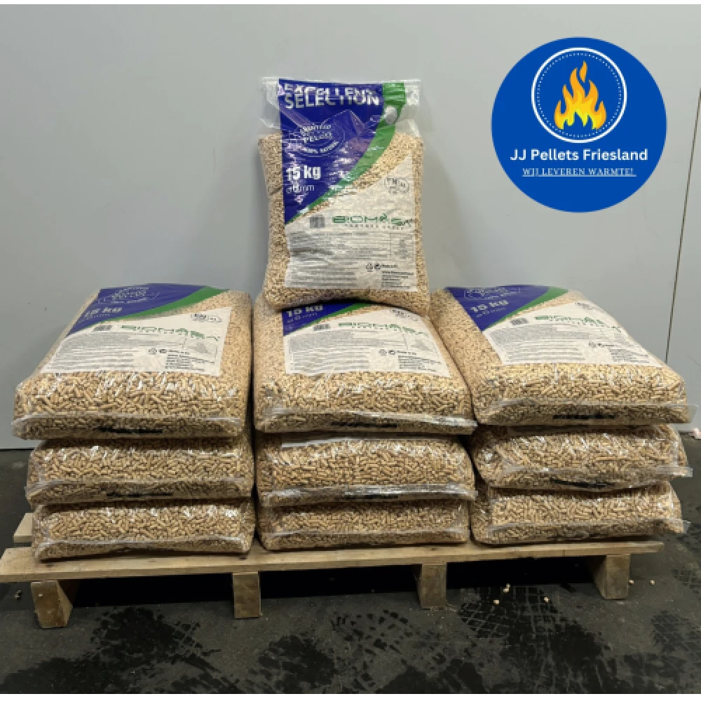 Biomasa Excellent pellets ENplusA1 100% naaldhout