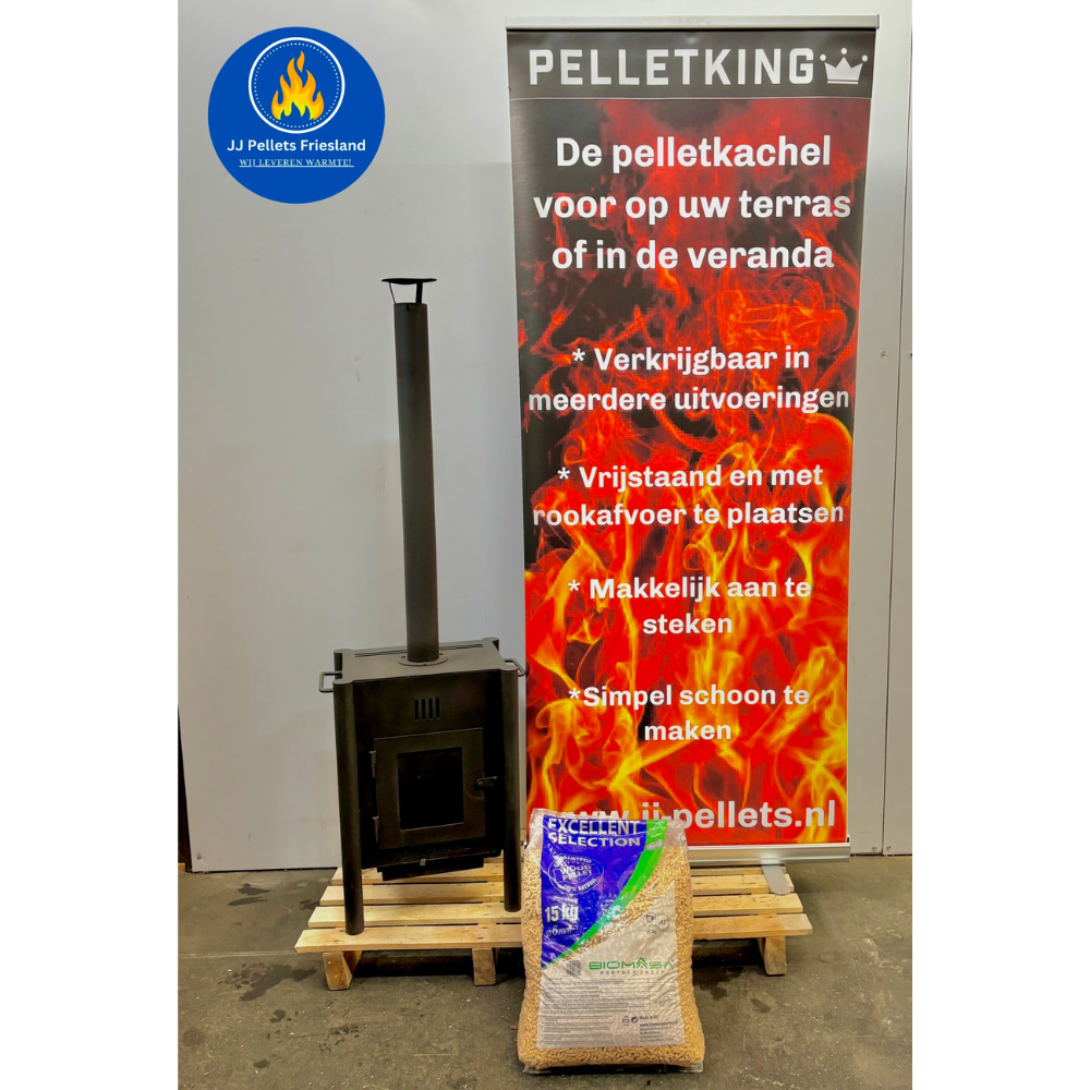 Pellet King buitenhaard (model small)