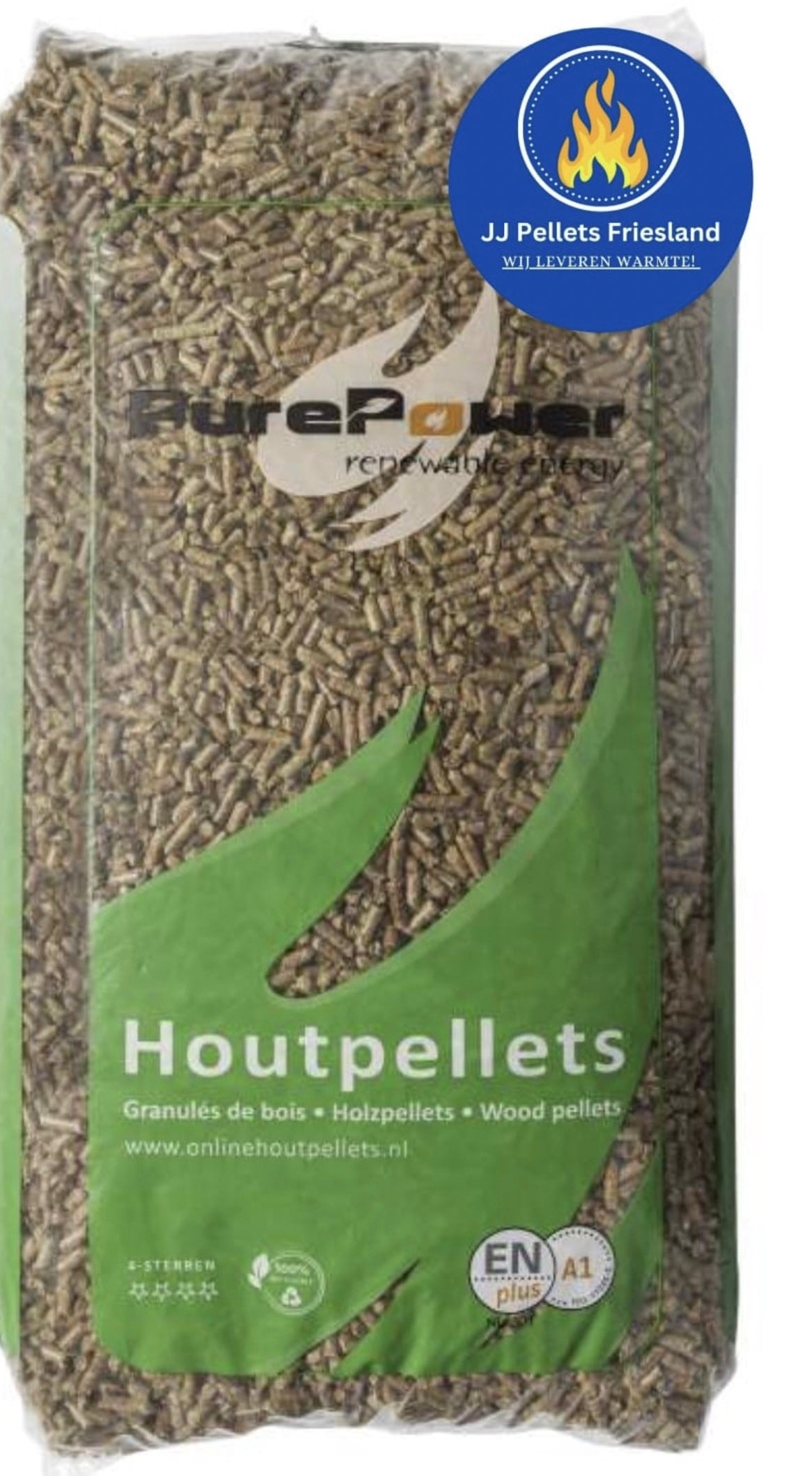 Pure Power ENPLUS A1  4  sterren Premium mix pellets