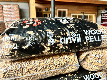 Anvil premium pellets ENplusA1 100% naaldhout.