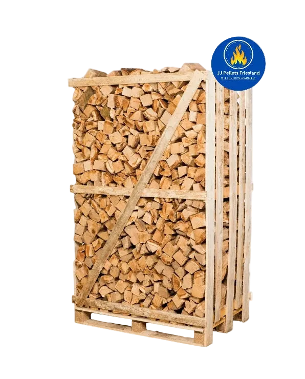 Haardhout ovengedroogd mix 1.8m3 gestapeld